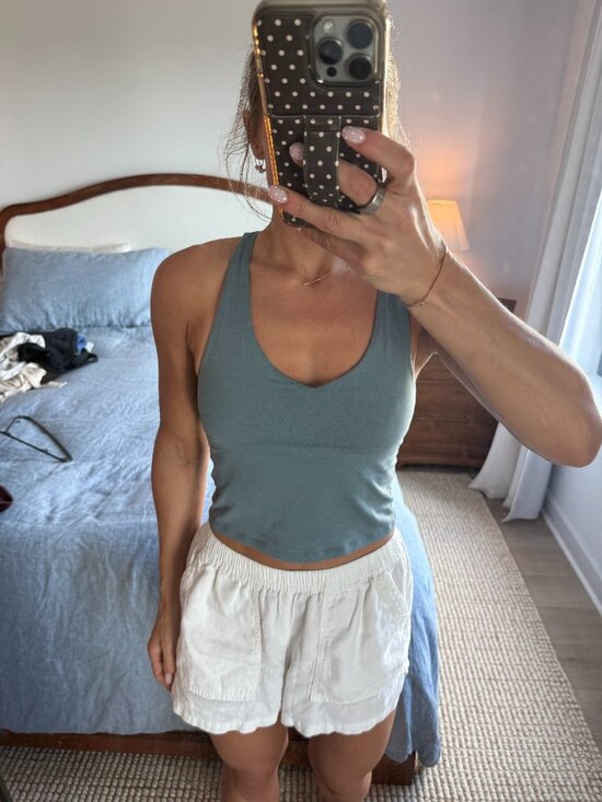 Vuori Tops - Vuori Women’s Light Blue Racerback Performance Tank Top Size Small